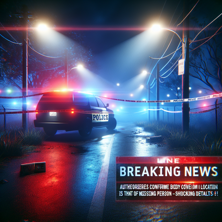 Breaking News: Authorities Confirm Body Discovered in [Location] Is That of Missing Person – Shocking Details Inside!
