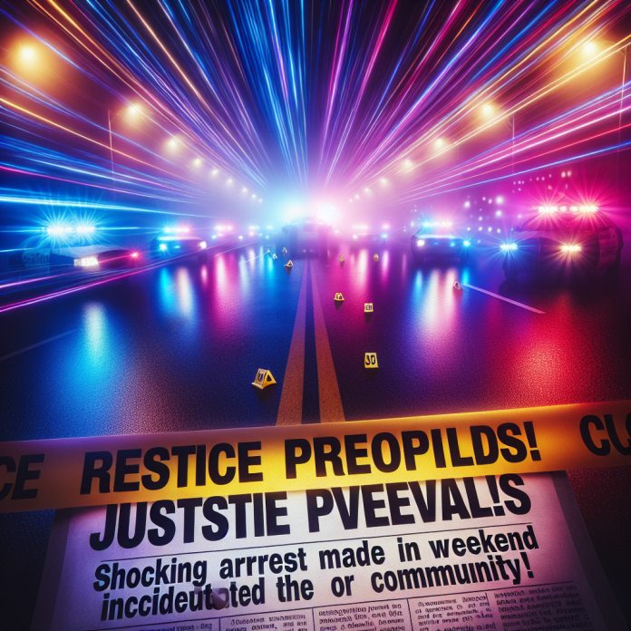 <p><strong>Breaking News: Justice Prevails! Shocking Arrest Made in Weekend Incident that Captivated the Community!</strong></p>