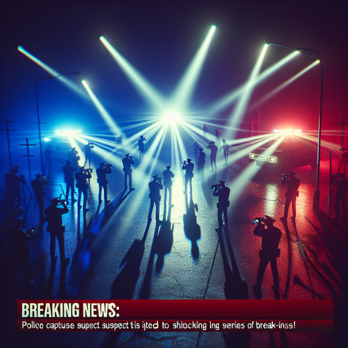 <p><strong>Breaking News: Swift Justice Served! Police Capture Suspect Tied to Shocking Series of Break-Ins!</strong></p>
