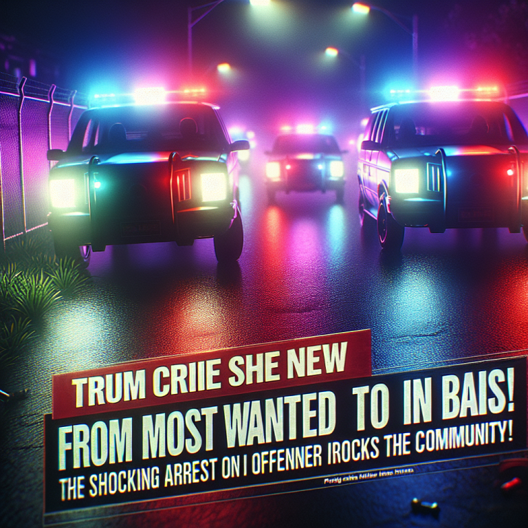 <h3>From Most Wanted to Behind Bars: The Shocking Arrest of [Suspect's Name] Rocks the Community! 🔥🚨</h3>